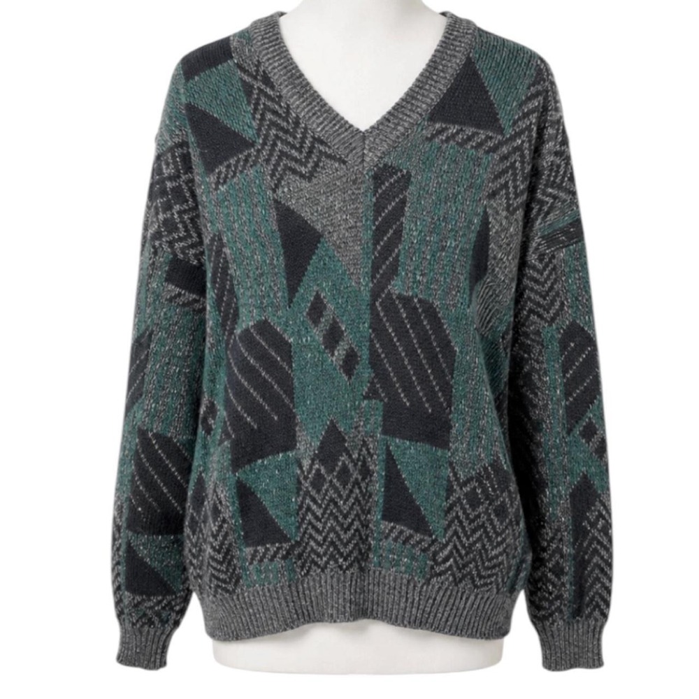 John Player Special Vintage Geometric Sweater L
